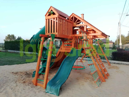 картинка Детская площадка IgraGrad "Крепость Фани Deluxe" 2 от магазина Лазалка