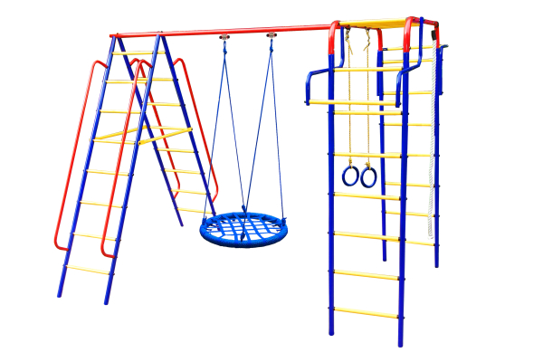 картинка Детский спортивный комплекс для дачи Пионер "Дачный" (Гнездо 80B) от магазина Лазалка