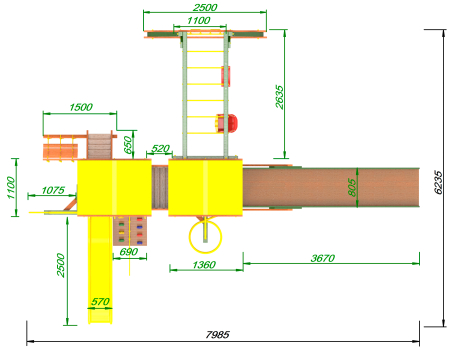 Детская площадка Пикник "Вега" Пацифик Лайт ОлСизон