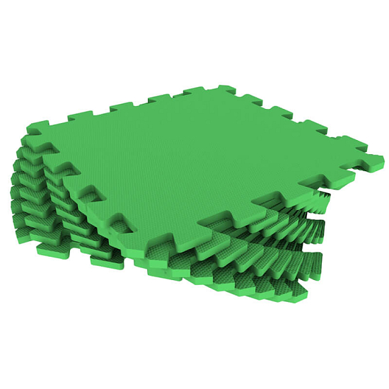 картинка Мягкий пол универсальный 30*30(см) зеленый, 1 (м2) от магазина Лазалка