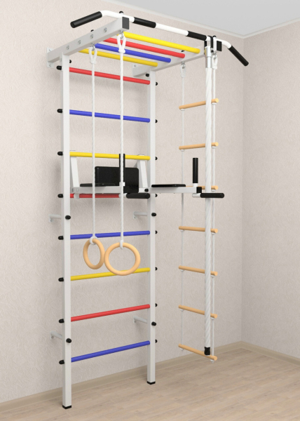 Шведская стенка Sv Pro Рукоход БД ( Разноцветные перекладины) Разноцветные перекладины