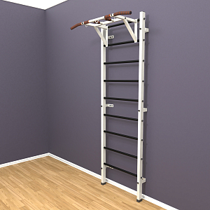 Шведская стенка "LittleSport" Pull-Up (белый*черный)