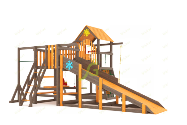 картинка Всесезонная площадка IgraGrad С Мостик 1 SF2 от магазина Лазалка