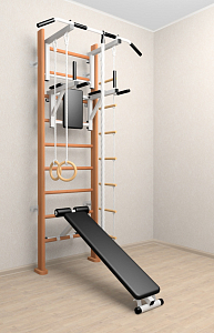 Деревянная шведская стенка Sv Sport ТстБСД (орех) 906