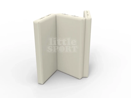 Мат кожзам LittleSport (100х150х10см) складной бежевый