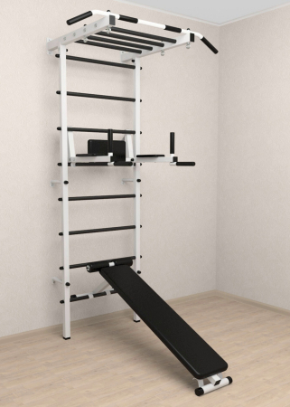 Шведская стенка Sv Pro рукоход 854 (Турник Pro рукоход/Брусья/стойка/Скамья)