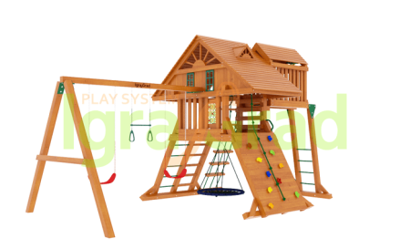 картинка Детская площадка IgraGrad "Крепость Фани Deluxe" от магазина Лазалка